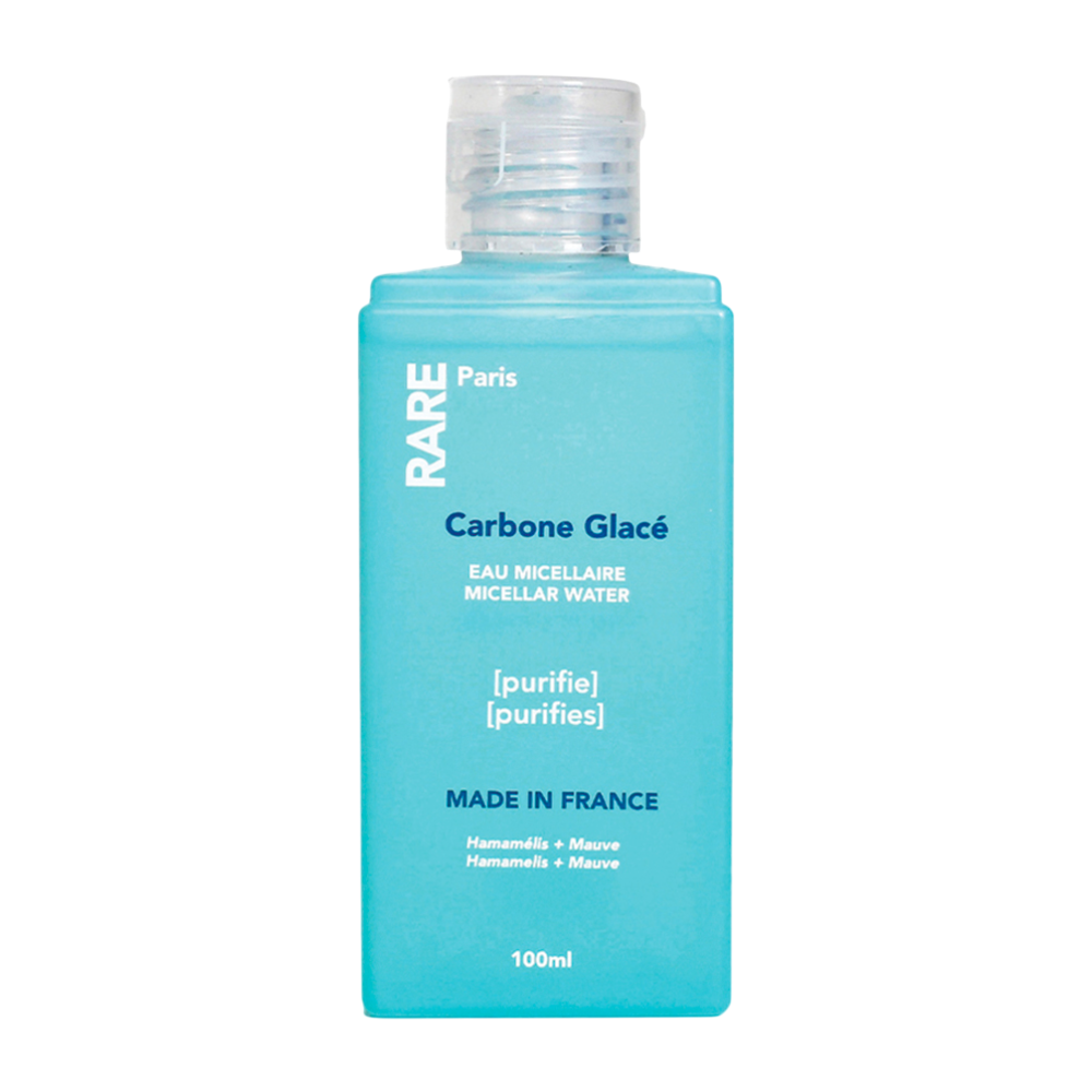 RARE PARIS Carbone Glacé Purifying Micellar Water 100ml - Міцелярна вода з гамамелісом та екстрактом мальви